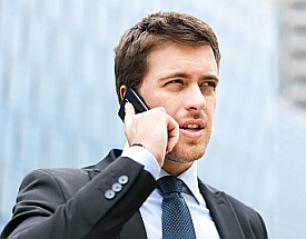 Man talking on the phone